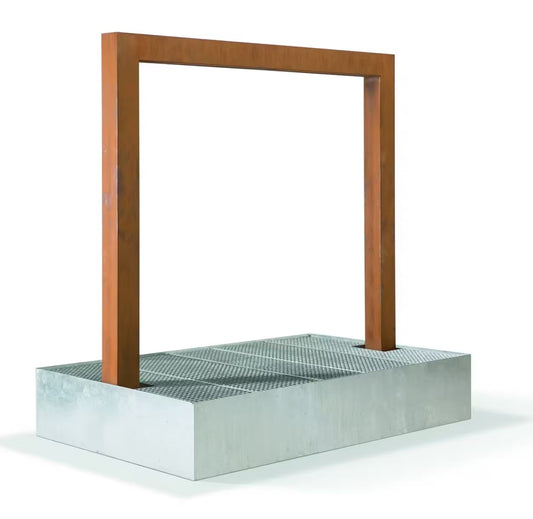 Cortina de Agua de Acero Corten