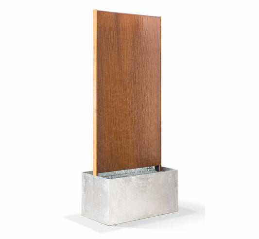 Muro de Agua de Acero Corten