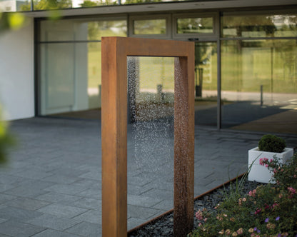 Cortina de Agua de Acero Corten