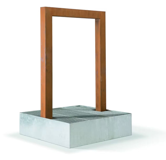 Cortina de Agua de Acero Corten
